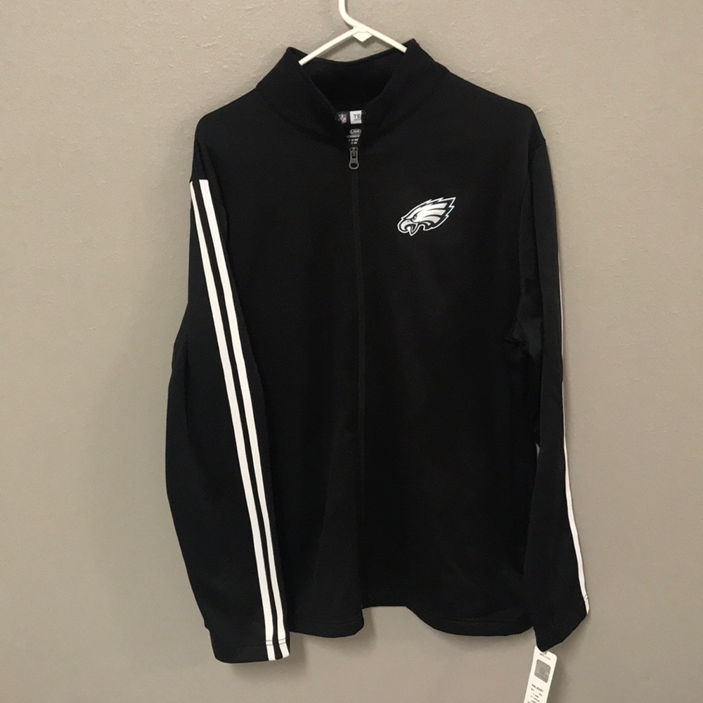 NWT, NFL Eagles Zip Front Jacket, Large